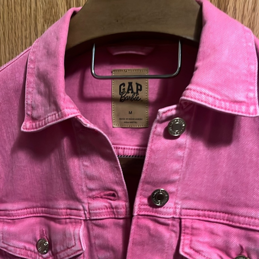 GAP BARBIE Pink Denim Jacket